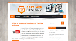 Desktop Screenshot of bestwebdesignz.com