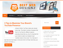 Tablet Screenshot of bestwebdesignz.com
